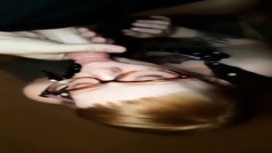 Using Cute Redhead Wife S Mouth Like A Pussy And Covering Her Face With Cum