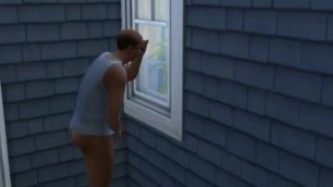 Peeping Tom Sim doesn't Care he's Caught