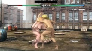 Dead or Alive last round Nude Battles #14 Nude Tina vs Nude Helena