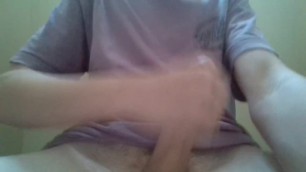 Young Boy has a Wank on Toilet!