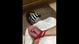 Duct Taped and Roped up Man Abused by Femdom 5