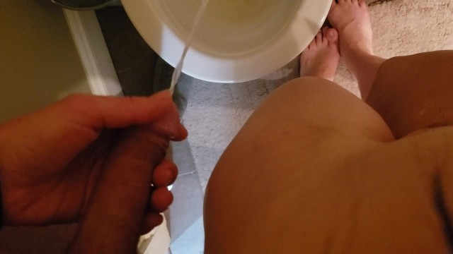 I Love Holding his Cock while he Pees