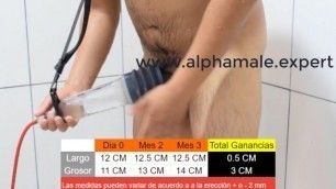 Bathmate 3 MESES 75 % GROSOR Y 25 % LARGO