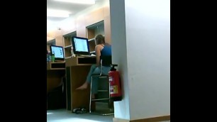 Shoes and Socks off in the Library - Dirty Feet