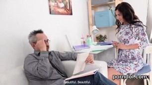 Erotic Bookworm Is Seduced And Shagged By Elder Lecturer