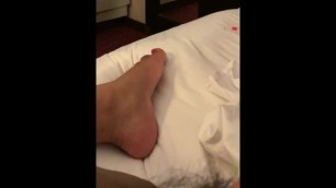 Playing with my Hairy Pussy in Front of Window AMATEUR