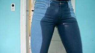 Stretch Jeans Pissen