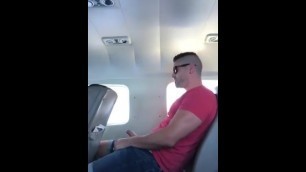 Watching a Guy Cum on a Plane