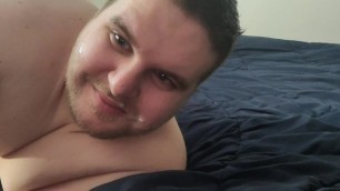Friend gives me a Birthday Cumstache - FACIAL