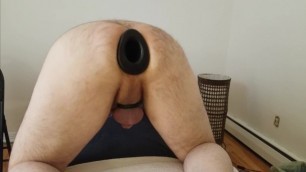 Mistress Preparing Anal Slave with Pighole for Brutal Morning Fisting
