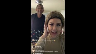 Jinaci Shaking her Ass on Insta Live