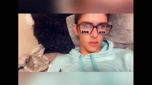 Femboy Jonnie Shows off and Strokes his Cock