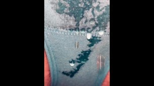A Quick Pee through Cotton Panties