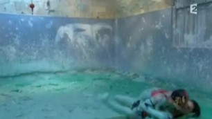 French TV Show Fort Boyard Mud Wrestling
