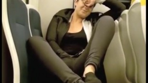 Teen Caught Masturbating on Train