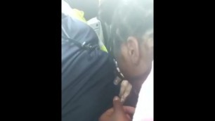 Co Worker Giving Homie Head on Break