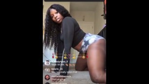 Fat Booty Ig Model Live Part 2