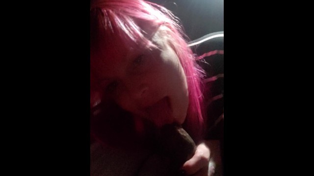 Sloppy Head in the Car while we Wait on our Ihop to go Order.