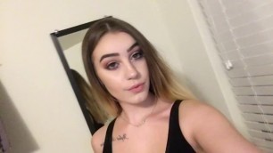 Me Playing with my Big Tits and Ass 19y (snapchat Tiffanydern)