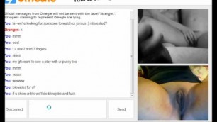Shaved Meaty Pussy Lips Watches us on Omegle