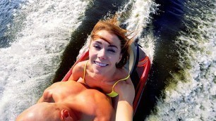 Public Anal Ride on the Jet Ski in the City Centre 2. Mia Bandini