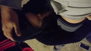 White Girl in Hoodie Sucks me and Creams all over my Native Cock