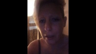 Brianna Rae Smoking a Cigarette