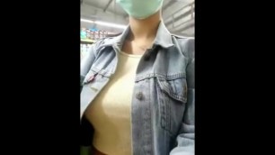 Big Boobs in the Supermarket