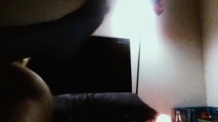 Fucking Littlle Latina while Roomates are next Door