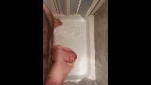 Big Cumshot in Shower