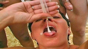Cum Queens Gangbanged and Creamed
