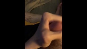 Jerking Otter Twink with Red on Leg