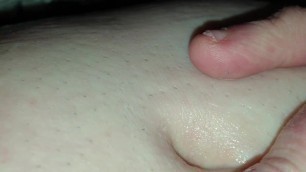 Belly Button Play with Hot Glue Gun & Putting out a Cigarette inside Navel