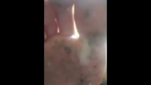 Giantess French Girl Spits on her Dirty Feet and Crush You.