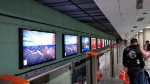 Beijing Subway Line 2 to Hepingmen at Qianmen Station