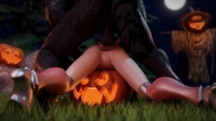 Halloween Wolf Love
