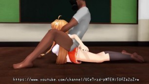 MMD Ryona Camel Clutch
