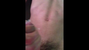 Twink Cums on his Stomach