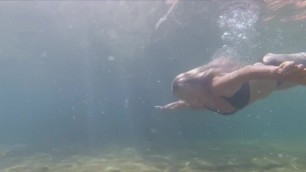 Woman Underwater