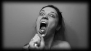 Teen Girl Facefucks Toothbrush but still has very Dirty Mouth for Daddy.
