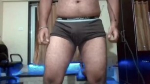 Sexy Indian Guy Showing himself in Underwear