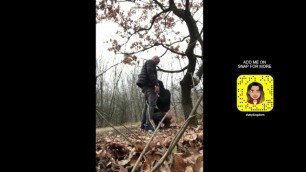 CHEATING MILF FUCKS STRANGER IN THE FOREST
