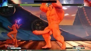 Street Fighter V Arcade Edition Nude Battles #20 Nude Menat vs Abigail