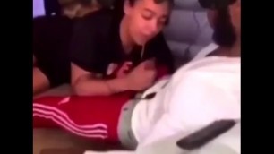 THOT GIVES HEAD TO DUDE INFRONT OF HIS NEPHEW !!!