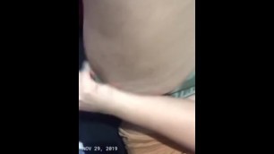 Thick Latina Teen Playing with her Pussy