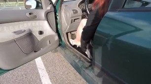 I Show You, that I Drive in Fashionable High Heel Sandal
