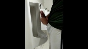 Public Toilet Jerk off and Cum