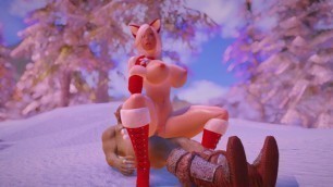 Massive Orc Fuck Sexy Santa / Skyrim