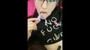 Choking on little Dicks Bad Dragon