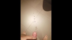 12 Massive Cumshot in Public Bathroom